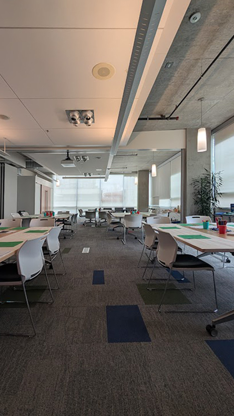 Workshop room at the North Vancouver City Library
